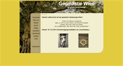 Desktop Screenshot of geomantie-wien.at